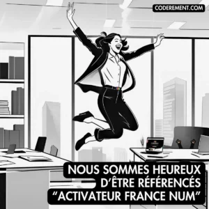 Codérément est référencé comme « Activateur France Num »